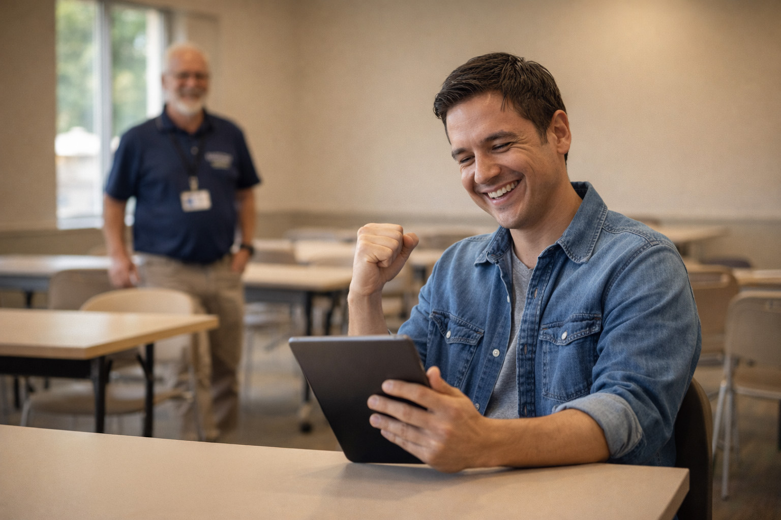 Placeholder image representing successful candidate next steps